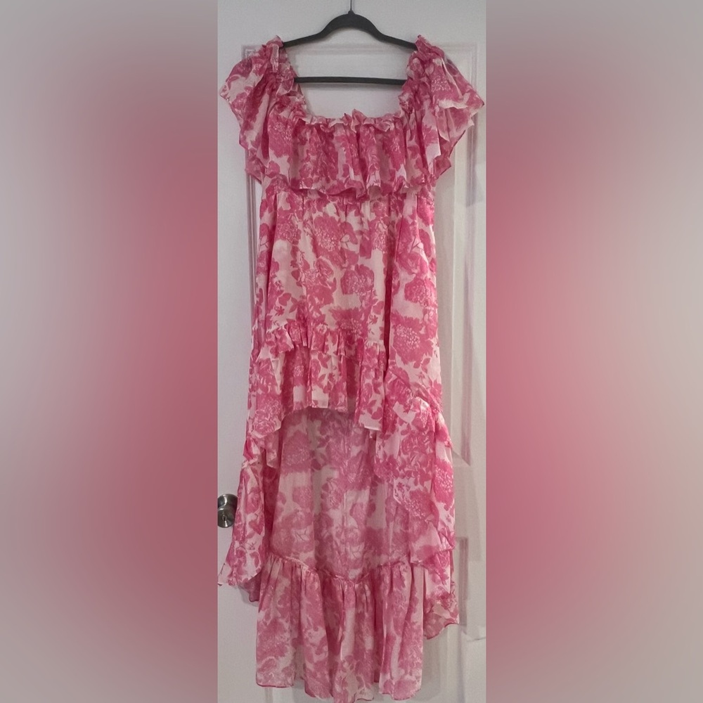 NWOT Love Shack Fancy hi low dress